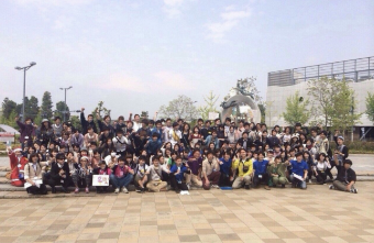 ゴミ拾い集合写真